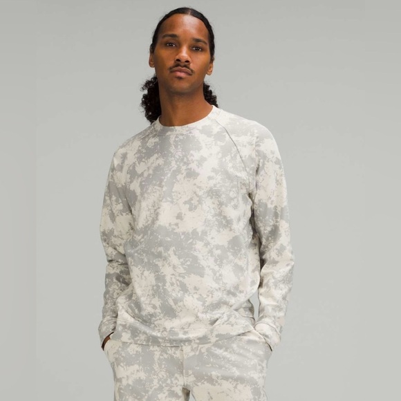 Lululemon City Sweat Crew in Spectral White Opal Silver Drop